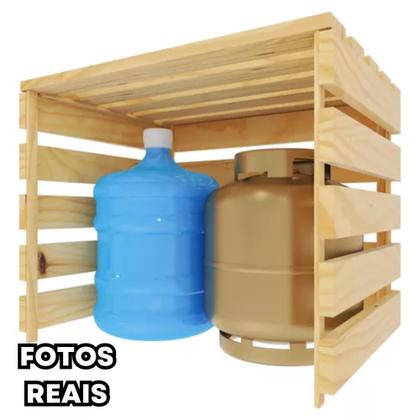 Imagem de Capa De Botijão Dupla Para 2 Botijões Robusta E Rústica