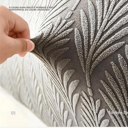 Imagem de Capa De Cabeceira De Cama Jacquard Elástica De Cor Sólida, Capa Impressa Completa Para Quarto