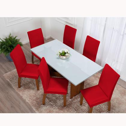 Imagem de capa de cadeira de cozinha 4 lugares de malha gel c elastico + cores