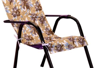 Imagem de Capa de Cadeira de Praia, Varanda, Espreguiçadeira e Área Externa Estampa Floral Com Amarração
