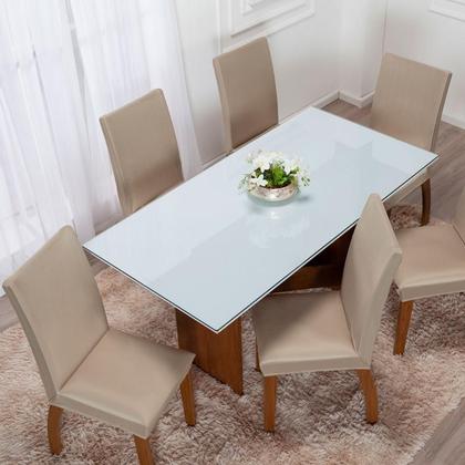 Imagem de Capa de Cadeira Kit 04 Capas Malha Gel Ajustável Com Elástico