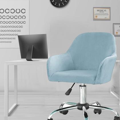 Imagem de Capa de cadeira LOVEHOUGE Velvet, apoio de braço giratório, encosto curvo, 2 peças