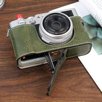 Imagem de Capa De Câmera Fujifilm X100VI Em material sintético Com Alça Protetora E Base