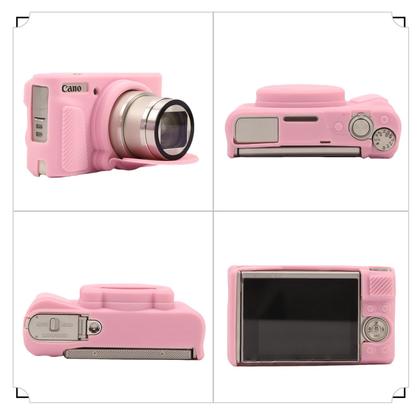 Imagem de Capa de câmera SZHSYJY para Canon PowerShot SX740/SX730 rosa
