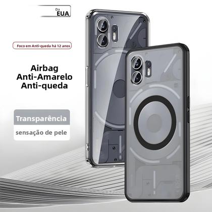 Imagem de Capa De Carregamento Sem Fio Magnética À Prova De Choque Para Nothing Phone 2 Com Proteção De