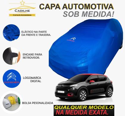 Imagem de Capa de Carro Citroën C3 Cactus Tecido  Lycra Premium