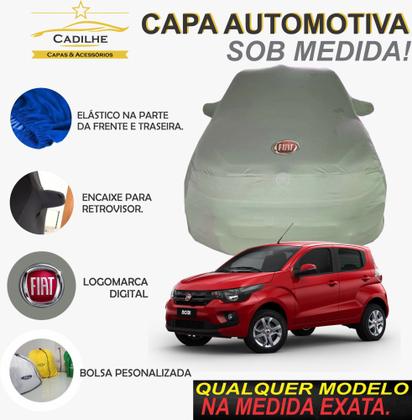 Imagem de Capa de Carro Fiat Mobi Tecido  Lycra Premium