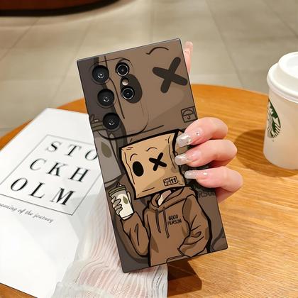 Imagem de Capa De Celular Com Padrão De Homem De Papel Para Samsung Galaxy S25 S24 S23 Ultra S22 plus A52S A13