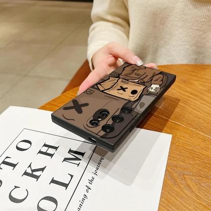 Imagem de Capa De Celular Com Padrão De Homem De Papel Para Samsung Galaxy S25 S24 S23 Ultra S22 plus A52S A13