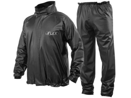 Imagem de Capa de Chuva Delta Flex Básica PVC Impermeável Motociclista Motoboy Motoqueiro Ciclista Pesca