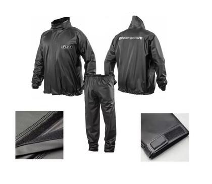 Imagem de Capa De Chuva Delta Flex Conjunto Jaqueta + Calça Pvc Impermeável Delivery Motoboy