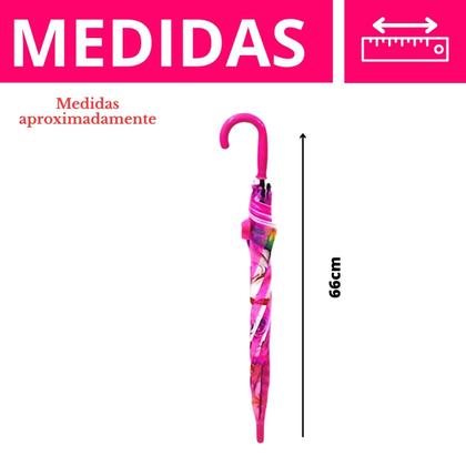 Imagem de Capa De Chuva + Guarda Chuva Com Estampa De Personagem Infantil Para Crianças Impermeável Capuz Ajustável - Semax