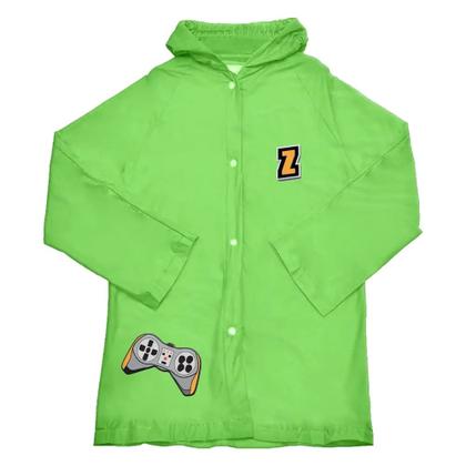 Imagem de Capa de Chuva Infantil Impermeável c/ touca p/ Menino M G GG - colorida