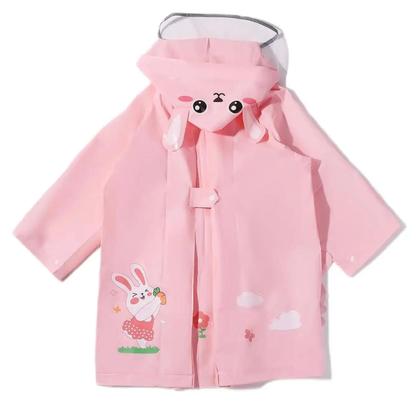 Imagem de Capa De Chuva Infantil Impermeável Com Mochila De Coelho E Unicórnio MELITTDEER