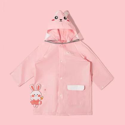 Imagem de Capa De Chuva Infantil Impermeável Com Mochila De Coelho E Unicórnio MELITTDEER