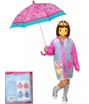 Imagem de Capa De Chuva Infantil Reforçada Menina Ou Menino H-806