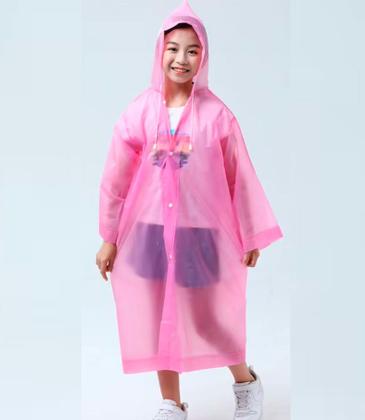 Imagem de Capa de Chuva Infantil Reforçada Unissex Impermeável