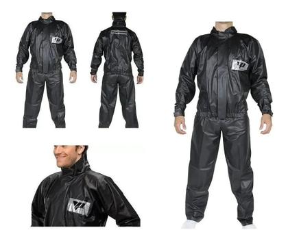 Imagem de Capa De Chuva Jaqueta Calça Pantaneiro Pvc Motoqueiro Motoboy Delivery