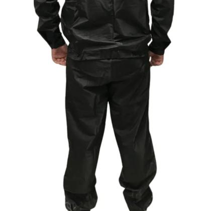 Imagem de Capa de Chuva Masculina Force ( Nylon Flex ) Conjunto Preto