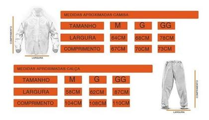 Imagem de Capa De Chuva Motoqueiro Nylon Impermeável Com Capuz