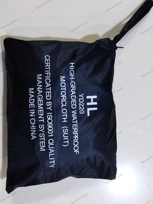 Imagem de Capa De Chuva Motoqueiro Nylon Impermeável Com Capuz