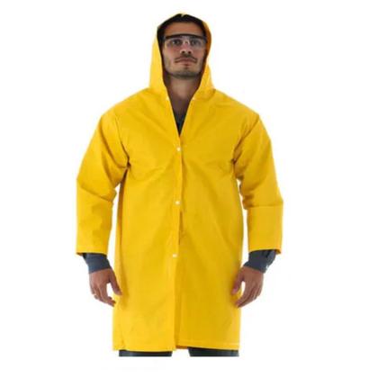 Imagem de Capa de Chuva PVC Forrado Amarela GG - Plastcor 700.30348