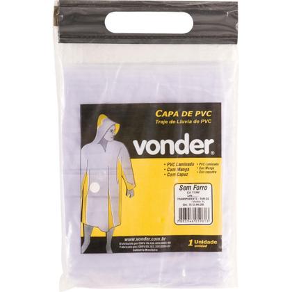 Imagem de Capa De Chuva Pvc Laminado Sem Forro Gg Incolor Ca11040 - Vo