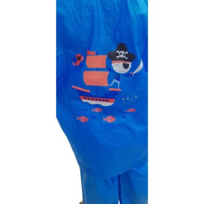 Imagem de Capa De Chuva Resistente Impermeável Calça Jaqueta Infantil