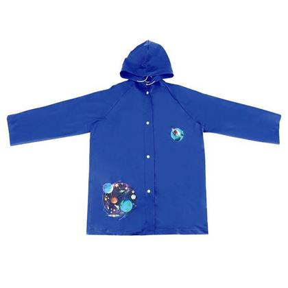 Imagem de Capa de Chuva Resistente Infantil com touca Ajustável para Menino Tamanho P