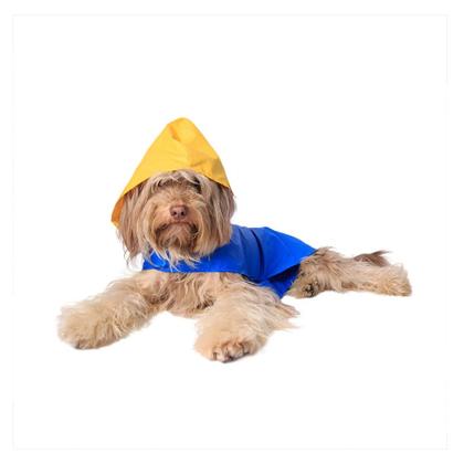 Imagem de Capa de Chuva Snoopy Rollin Azul Tamanho P para caes