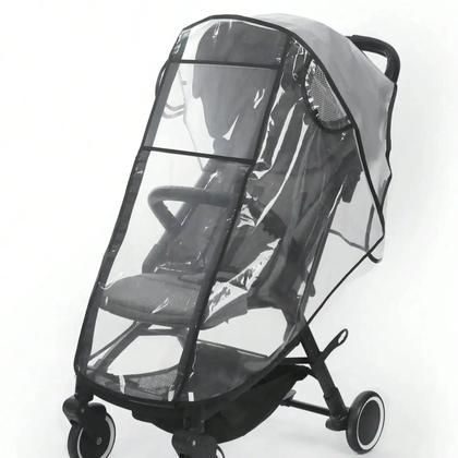 Imagem de Capa De Chuva Transparente Para Carrinho De Bebê À Prova d'Água, À Prova De Vento E À Prova De