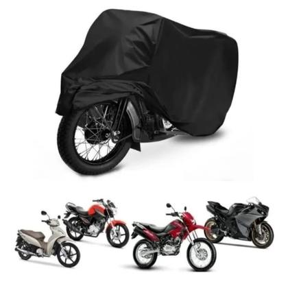 Imagem de capa de cobrir moto couro preto impermeável sol chuva impermeável PCX 150