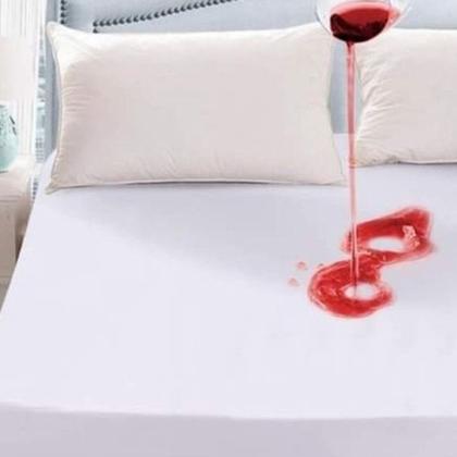 Imagem de Capa de Colchão Casal Impermeável com Elástico cama Box p/ 30 de Altura