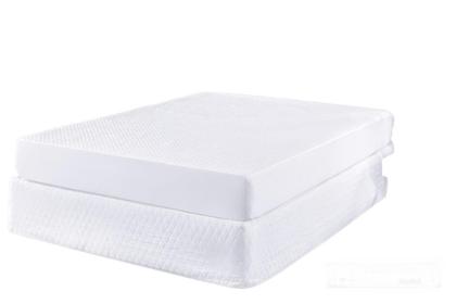 Imagem de Capa de colchão Casal Padrão Impermeável 30cm altura Branca