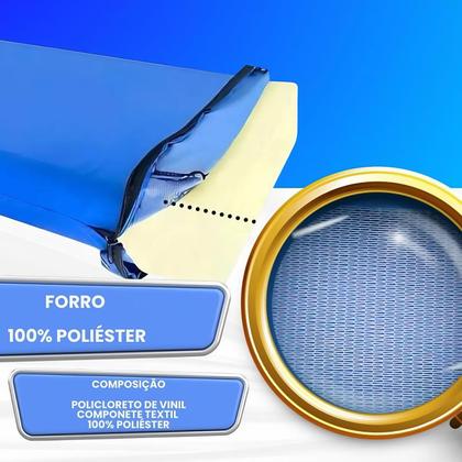 Imagem de Capa De Colchão Com Ziper Impermeável Casal 188x138x30