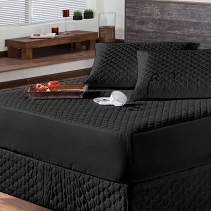 Imagem de Capa de colchao impermalvel casal varias cores