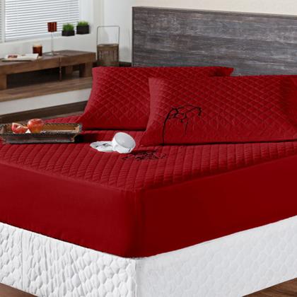 Imagem de Capa de colchao impermalvel casal varias cores