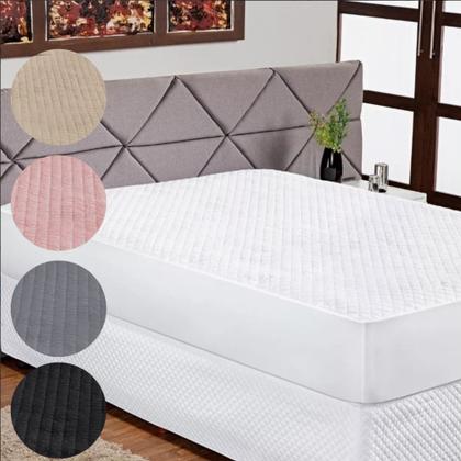 Imagem de Capa de colchao impermalvel casal varias cores