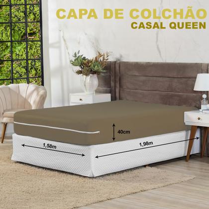 Imagem de Capa De Colchão Malha Gel Queen Zíper