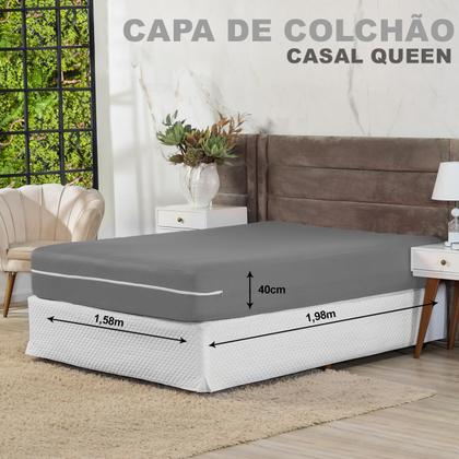 Imagem de Capa De Colchão Malha Gel Queen Zíper