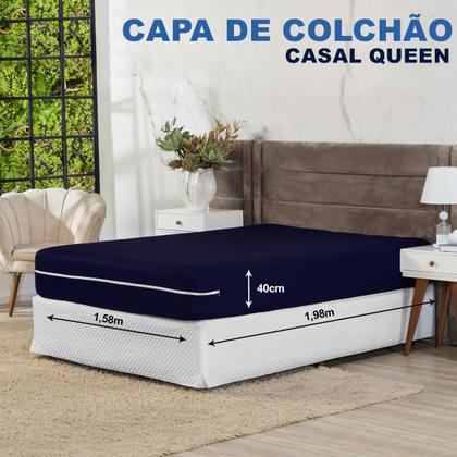 Imagem de Capa De Colchão Malha Gel Queen Zíper