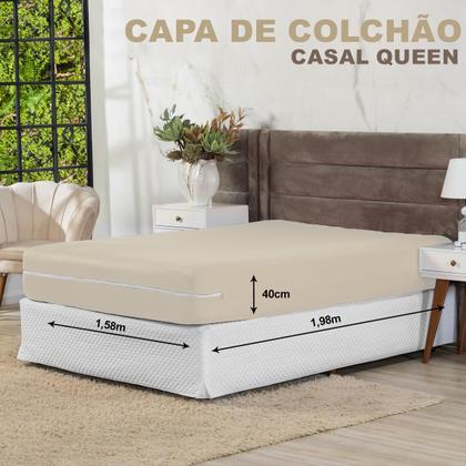 Imagem de Capa De Colchão Malha Gel Queen Zíper