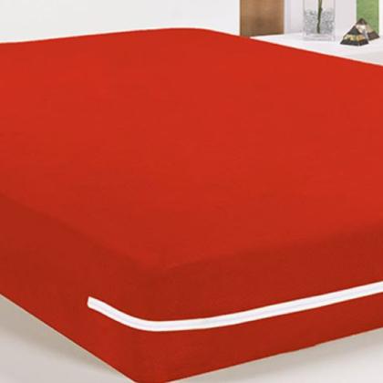 Imagem de Capa de Colchão Protetor Casal Padrão Malha Gel com Zíper