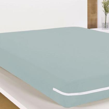 Imagem de Capa de Colchão Protetor Casal Padrão Malha Gel com Zíper