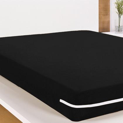 Imagem de Capa de Colchão Protetor Casal Padrão Malha Gel com Zíper