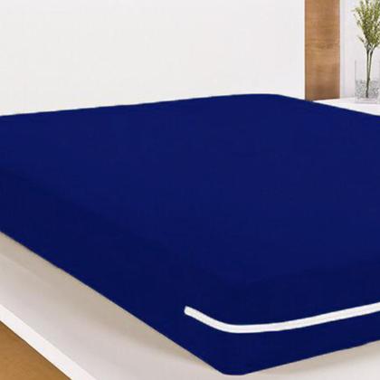 Imagem de Capa de Colchão Protetor Casal Padrão Malha Gel com Zíper