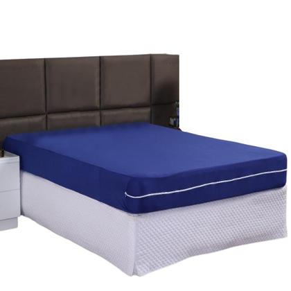 Imagem de Capa de Colchão Queen 30cm com Zíper Protetor de Malha Lisa 1 Peça