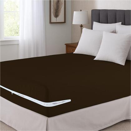 Imagem de Capa de Colchão Queen em Malha com Ziper Arte Cazza