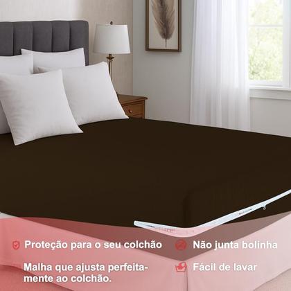 Imagem de Capa de Colchão Queen em Malha com Ziper Arte Cazza