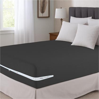 Imagem de Capa de Colchão Queen em Malha com Ziper Arte Cazza